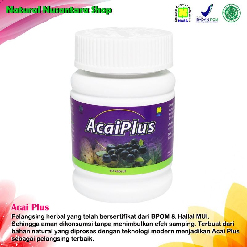 ACAI PLUS ASLI NASA PELANGSING ALAMI HERBAL100% ORIGINAL