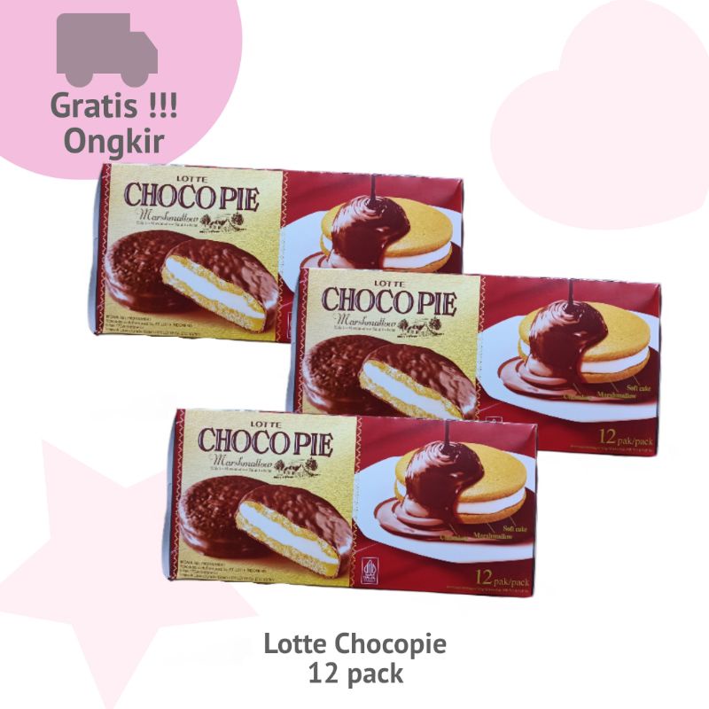 

Lotte Choco Pie Marsmallow 12pack