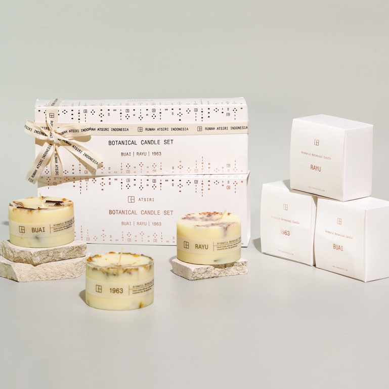 Rumah Atsiri Botanical Candle Set