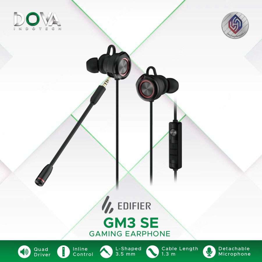 Earphone Gaming Edifier GM3SE With Detachable Mic