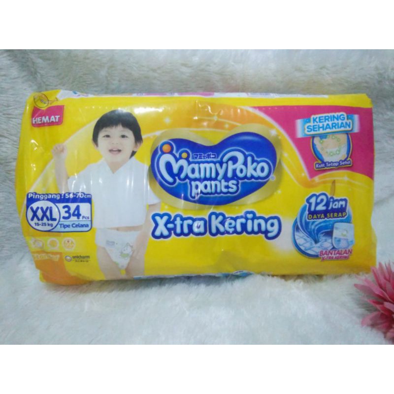 MAMYPOKO XXL 34 | MAMYPOKO PANTS XTRA KERING XXL34 | POPOK SEKALI PAKAI
