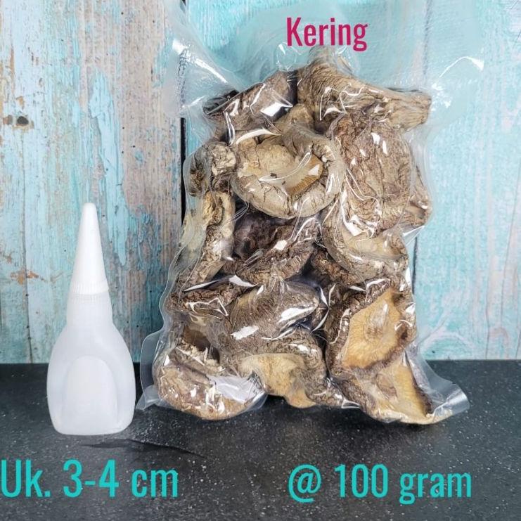 

idPp6P0 Jamur Shitake kering 100 gr / siangku / hioko kering 3-4 cm