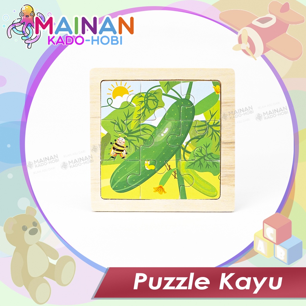 MAINAN KADO HOBI KOLEKSI MINI PUZZLE KARAKTER LUCU ANAK BALITA