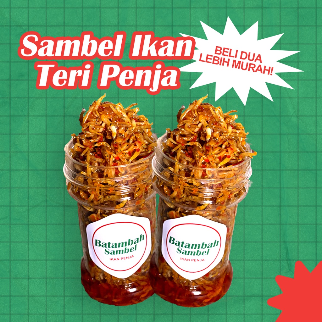 

PAKET SAMBEL IKAN TERI PENJA PEDAS