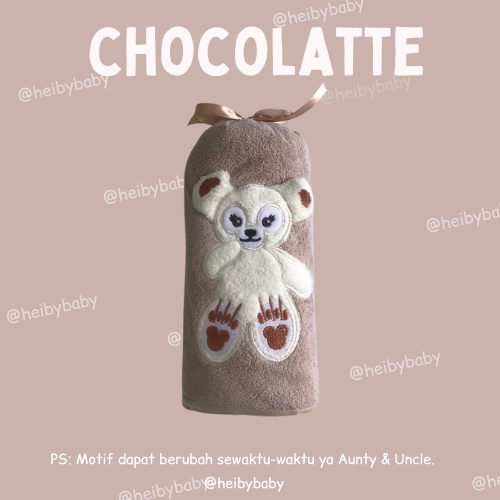 Cotton Candy Baby Towel / Handuk Bayi / Kado Bayi / Kado Lahiran - Bear 2