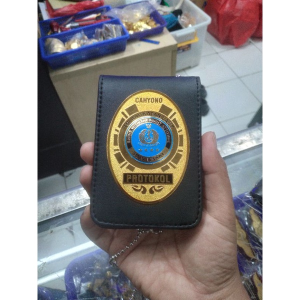 

Id Card Holder Logo Tali Rante Stainless