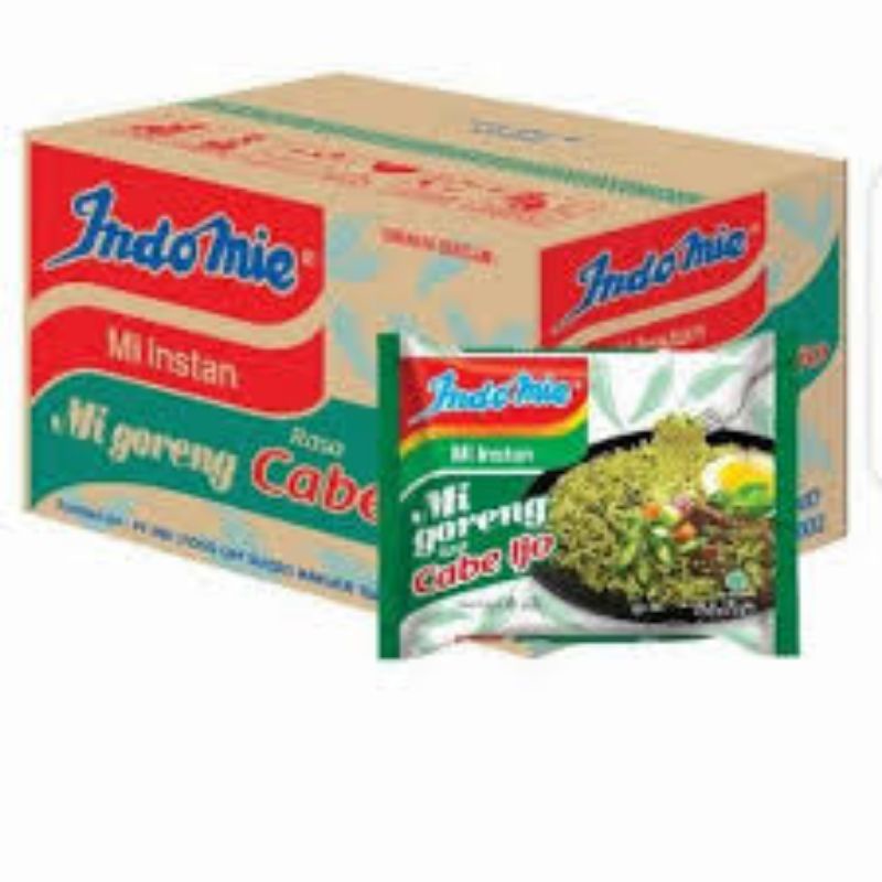 

Indomie Goreng Cabe Ijo Mie Instan [85 g/ 40 pcs/ Karton]