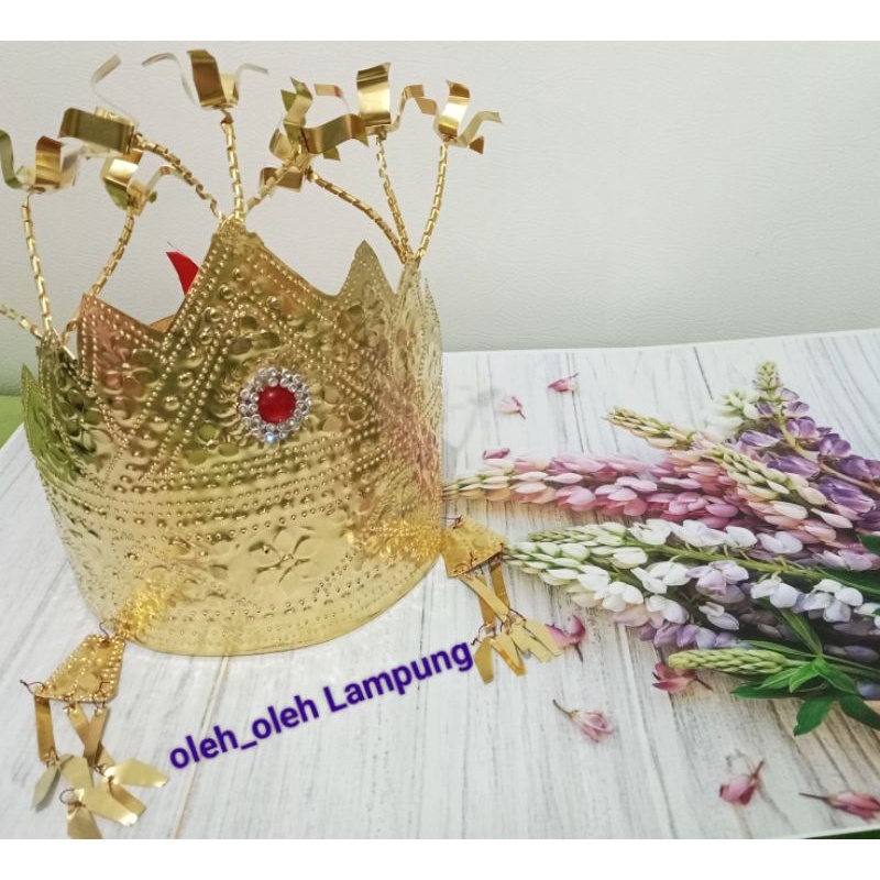 topi adat lampung#siger lampung#siger anak laki-laki#siger lampung murah