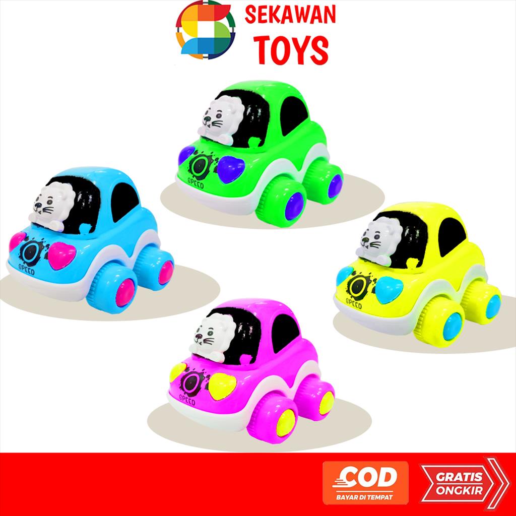 Mainan Anak Mobil-Mobilan 4Pcs The Happy Team 4VW LU5