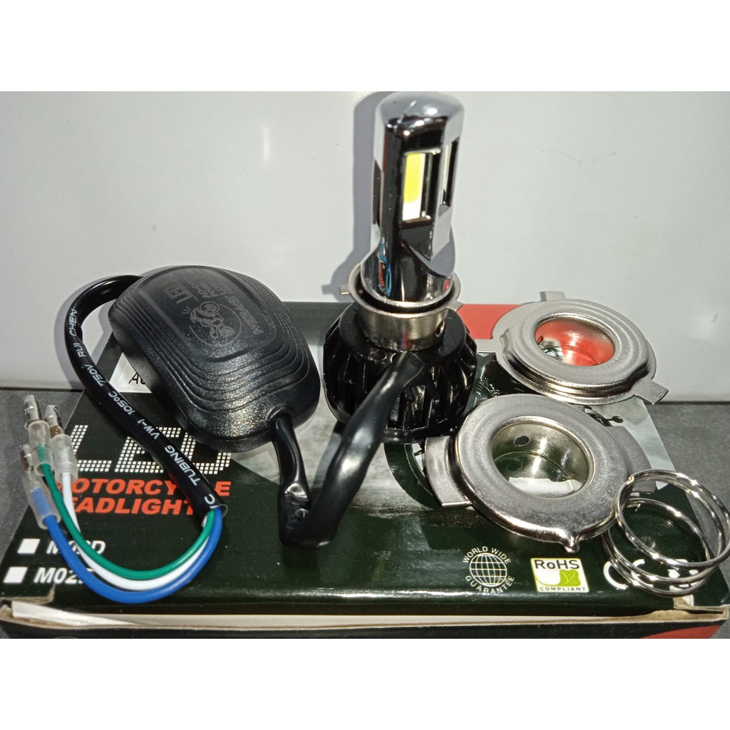 [WERACE] LED 3 SISI &amp; LED 6 SISI LAMPU DEPAN (HEADLAMP) 30WATT &amp; 36 WATT 2 MODE (JAUH, DEKAT), 3 KABEL (H4/H6) TERANG BERKUALITAS