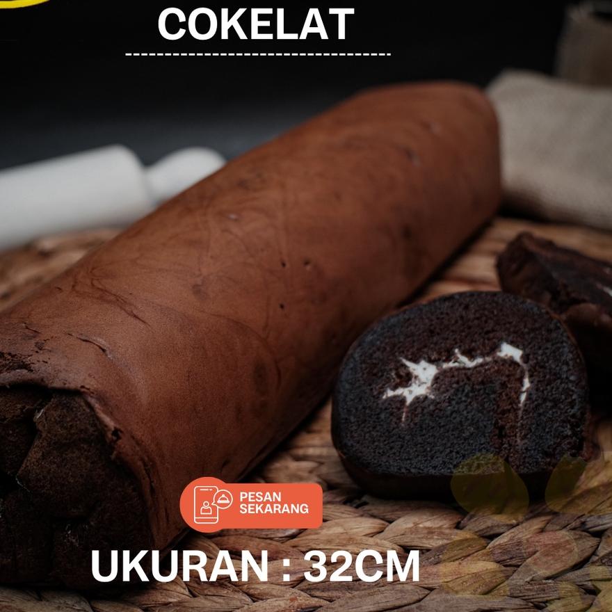 

☆ Bolu Gulung Coklat BESAR / Kue Roll Tart PREMIUM ➶