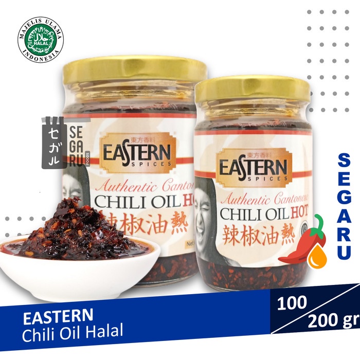 

Sambal Chili Oil Halal Eastern | Minyak Cabe Ramen Udon - 100 Gram