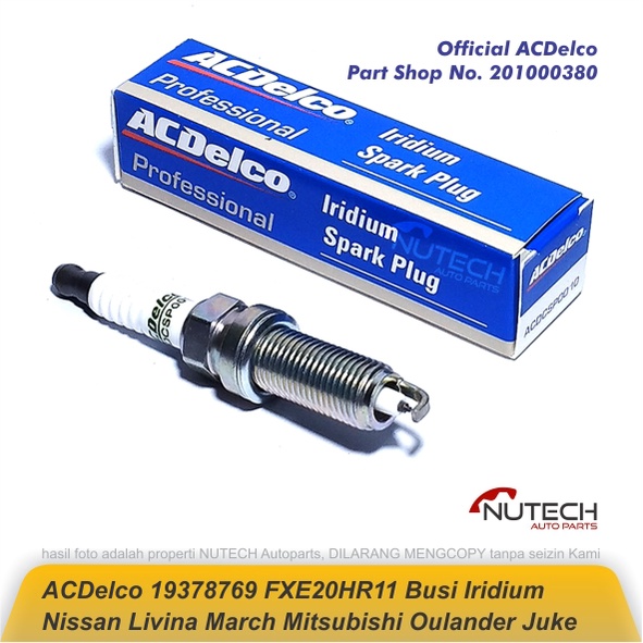 Busi ACDelco FXE20HR11 Nissan Livina March Mitsubishi Outlander Juke