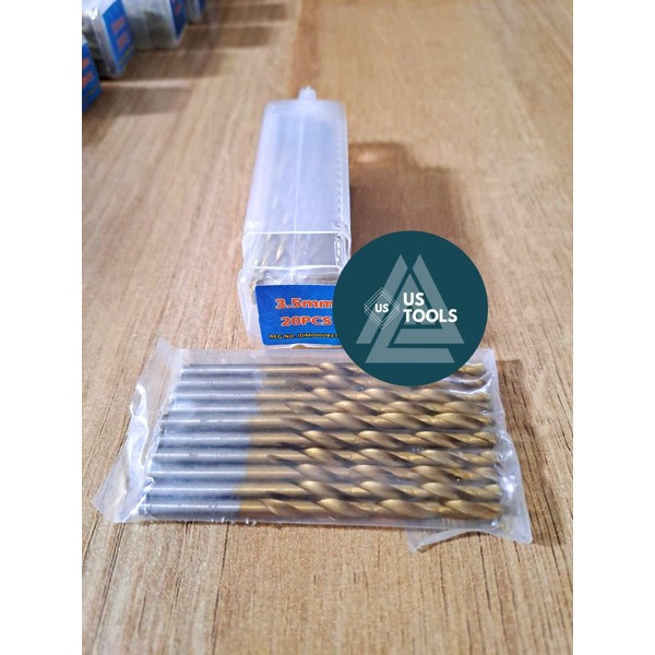 MATA BOR BESI HSS DRILL BIT GOLD 3,5 MM