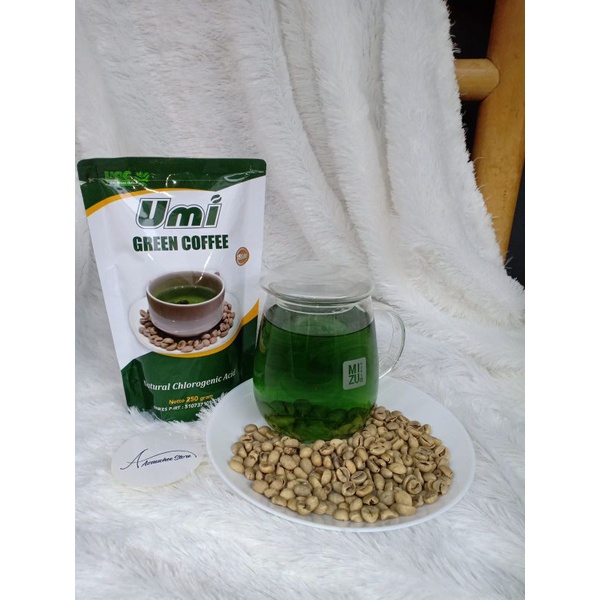 Umi Green Coffe original Ugc Pelangsing Alami Herbal Kolestrol PROMIL