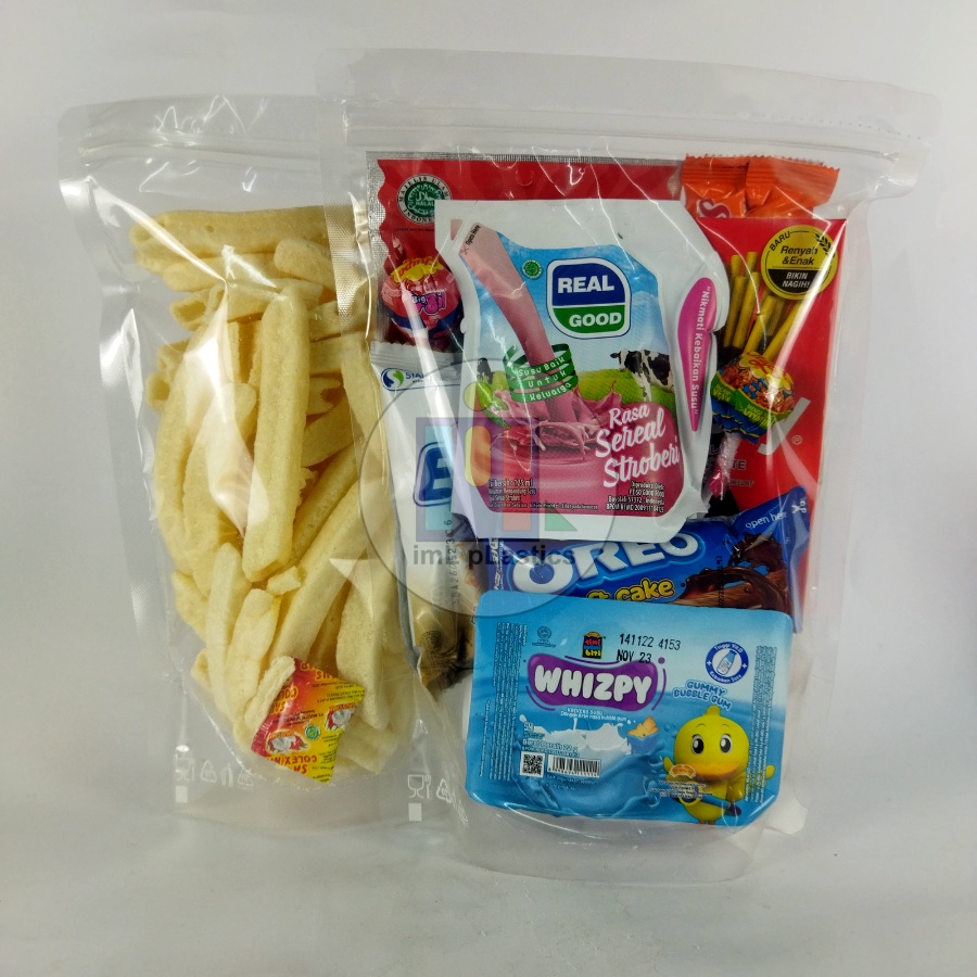 K pack / Plastik Standing Pouch Super Bening Transparan - 1 pcs