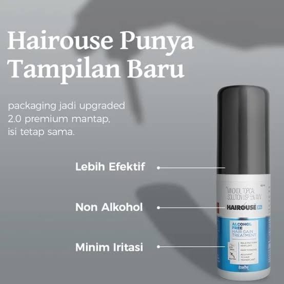 HAIROUSE MX MINOXIDIL 5% INDIA NON ALCOHOL not Rogaine Tugain Kirkland