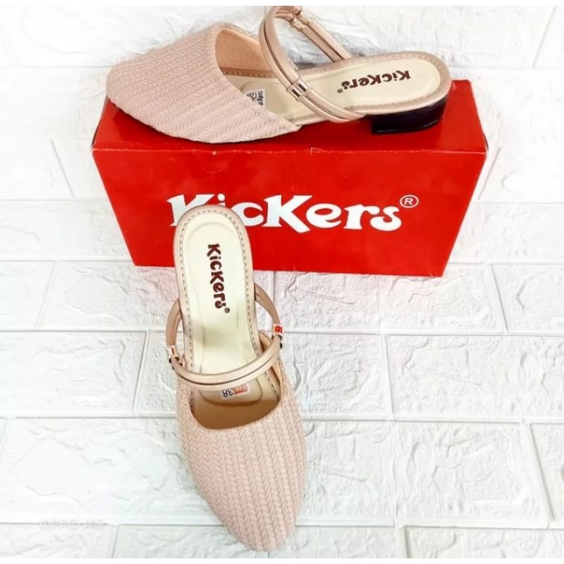 Sandal Wanita Terbaru/Sandal Selop Rajut Wanita Terbaru/Sandal Hak Tahu 3cm/Sandal Remaja Korea/Sand