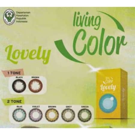 Paket Softlens Lovely Normal Dia 14,5mm + Air Softlens X2 60ml + Pinset + Lenscase