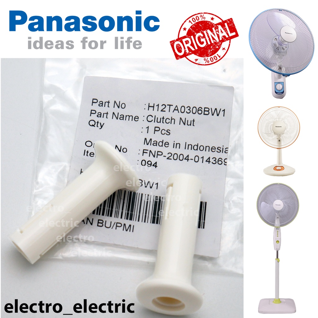 Clutch Nut Kipas Angin Panasonic dan Kipas Angin KDK