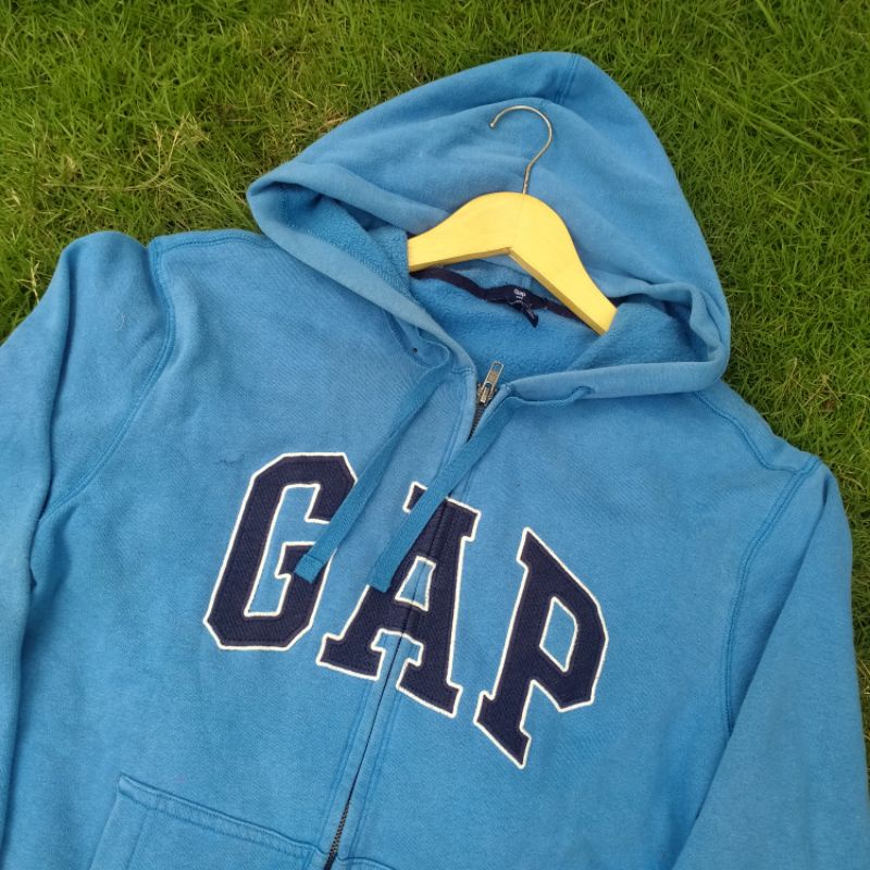 Zipper Hoodie GAP Second Blue/Biru Muda