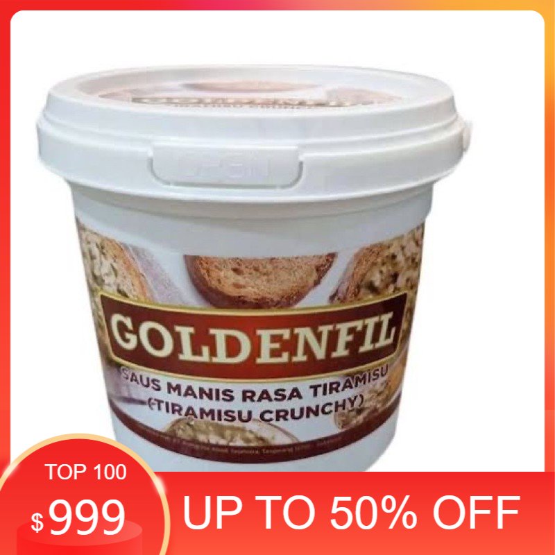 

Goldenfil Tiramisu Crunchy 1kg / Selai Tiramisu