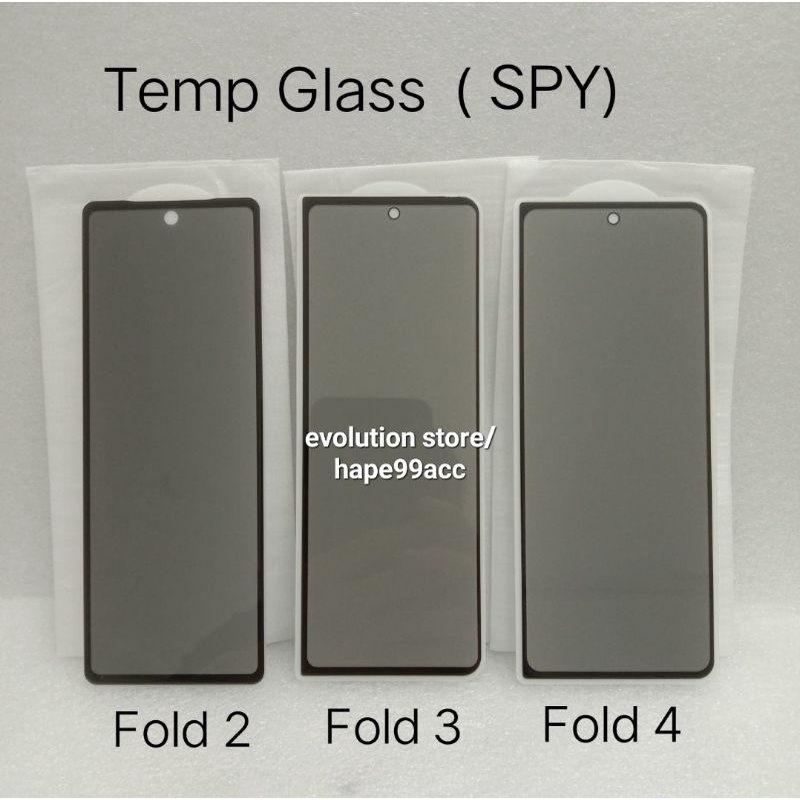 Samsung Z FOLD 2 Z FOLD 3 Z FOLD 4 tempered glass privacy anti gores anti spy