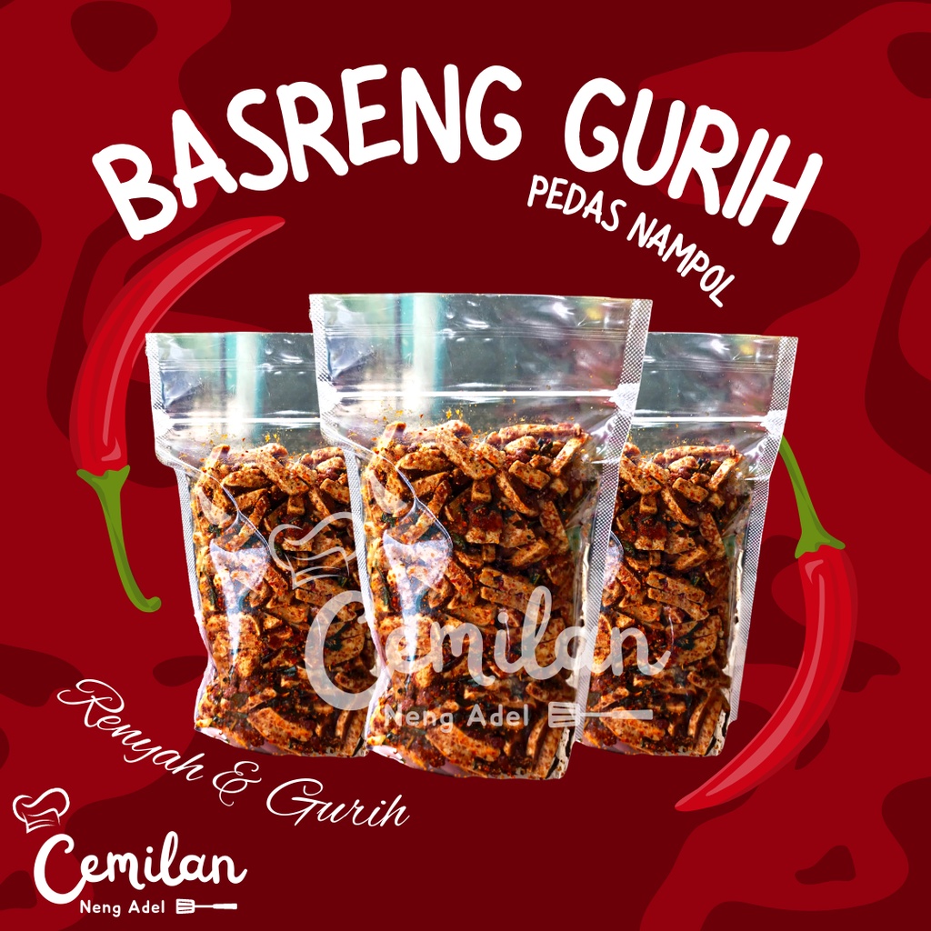 

Basreng Viral Pedas Nampol 500 Gram - 1 KG