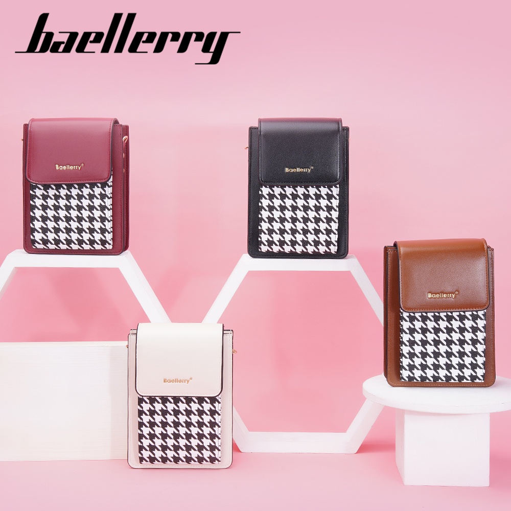 BAELLERRY N8626 Tas Selempang Wanita Bahan Kulit PU Leather Premium WATCHKITE WKOS