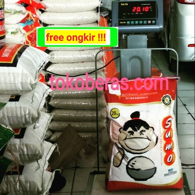 

Beras merek cap Sumo 20 kg original - GOSEND