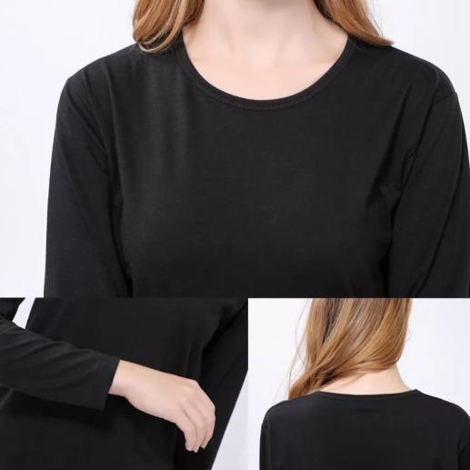 FAF Asan_fashion TERBARUL/XL KAOS WANITA POLOS /BAJU KAOS SANTAI LENGAN PANJANG TUMBLR TEE borong se