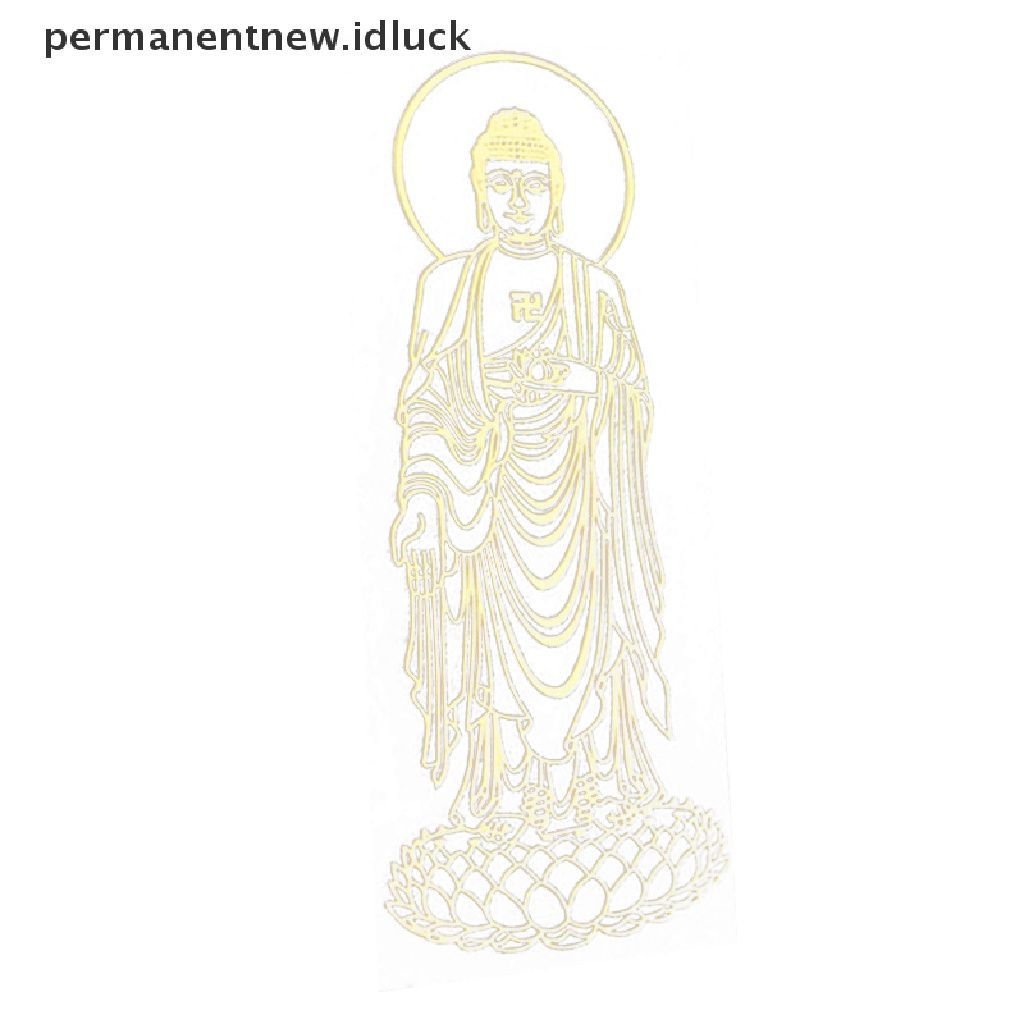 [luckypermanentnew] Stiker Ponsel Buddha Buddha Stiker Casing Ponsel [ID]