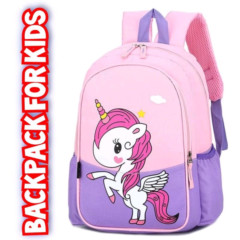 samasuka.shop - Tas Anak Perempuan Kuda Poni Ransel Kartun Unicorn Ransel Anime Little Pony Sekolah Anak anak TK SD Primer Kanvas Dinir D300 Terlaris Promo Potongan Harga