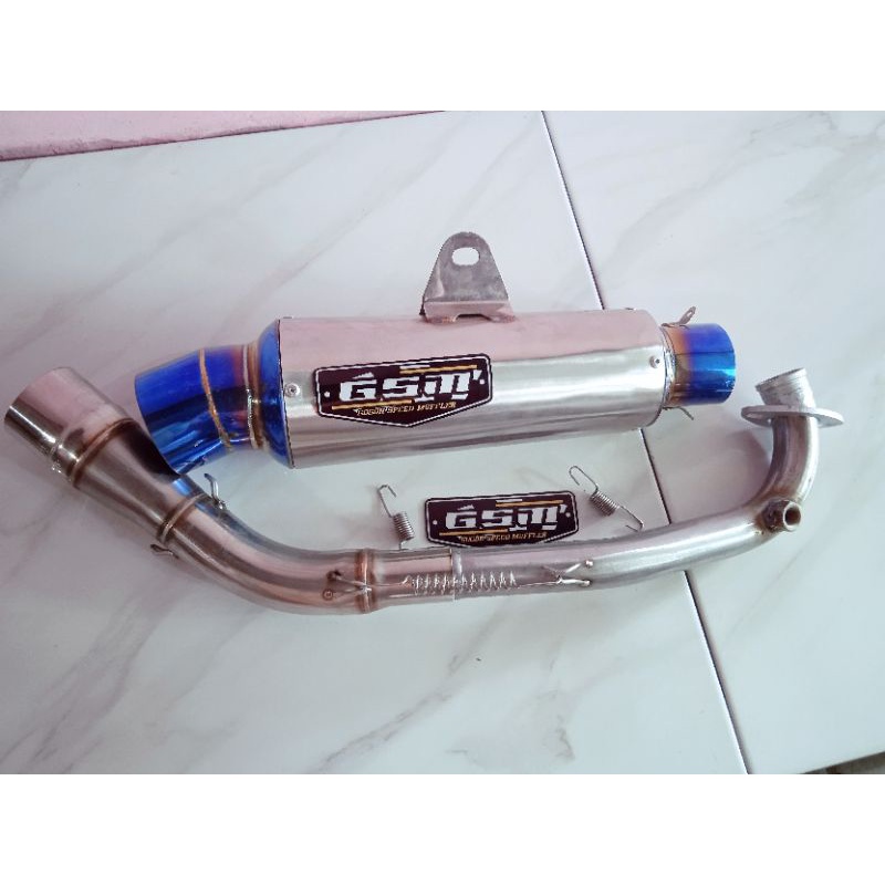 knalpot GSM original copy cjdw cor blhe pnp khusus motor vario 160