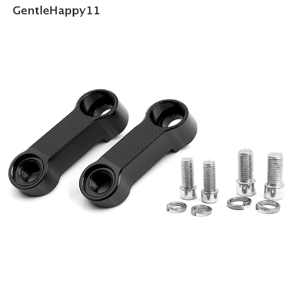 Gentlehappy 2PCS Kaca Spion Motor Extension Riser Memperpanjang Adaptor Pelebar id