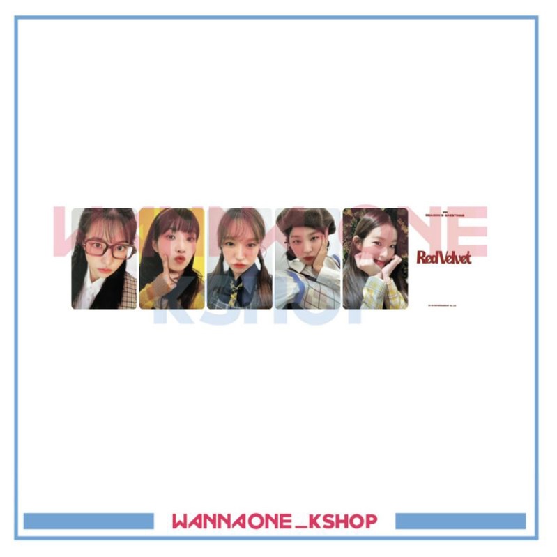 photocard red velvet season greeting 2023