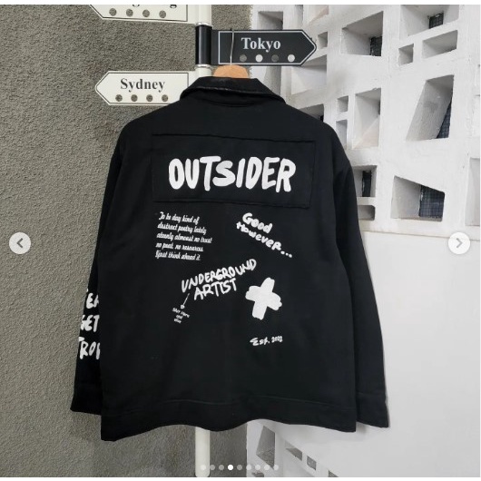 (COD) OUTSIDER JACKET BAHAN FLEECE UNISEX