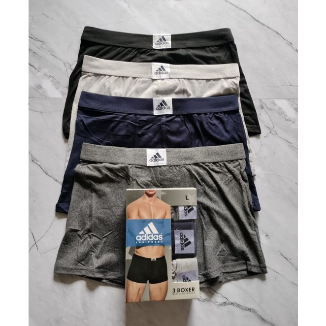 3 PCS CELANA DALAM BOXER PRIA / BOXER ADS PREMIUM POLOS