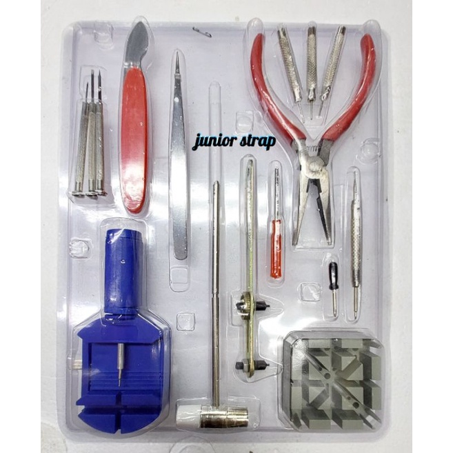 Alat servis jam tangan 1 set alat reparasi jam tangan