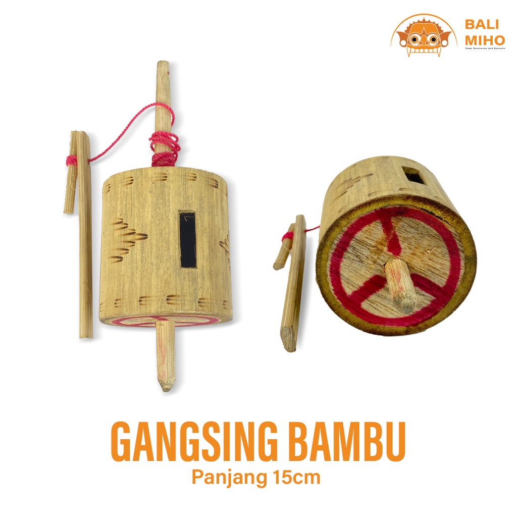 Gangsing Bambu Tradisional - Mainan Gangsing - Mainan Jadul - Mainan Anak Jadul - Gangsing Tradision