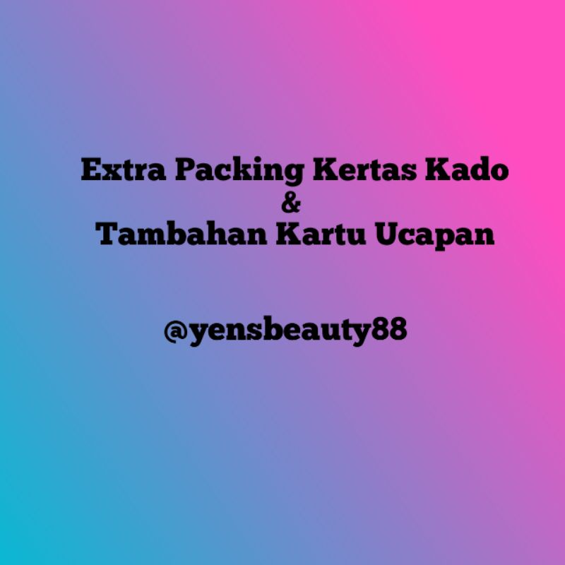 

Extra Packing Kertas Kado / Kartu Ucapan
