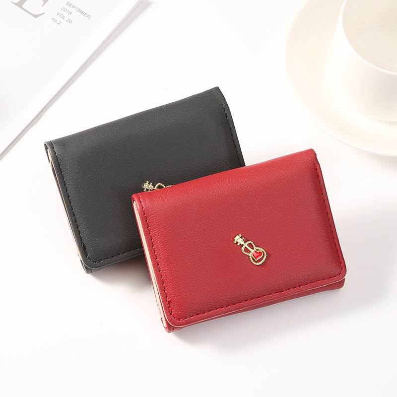 Dompet Lipat Wanita Dompet Korean Style Kasual Motif Lucu Kekinian Women Wallet Import Azgalery D79