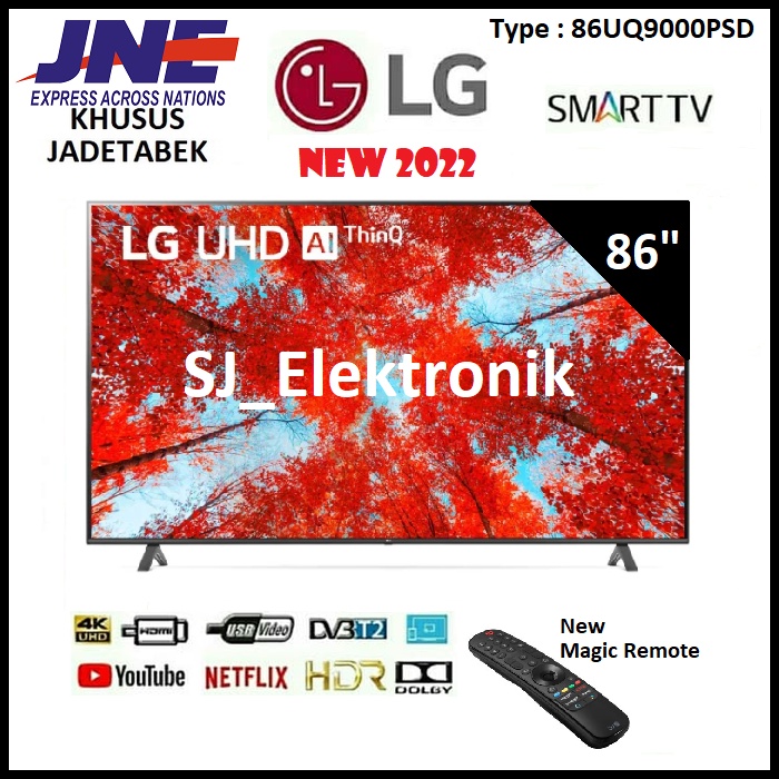 LED TV LG 86 Inch 86UQ9000PSD - 86UQ9000 Real 4K Smart UHD TV