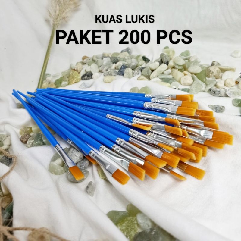 

200 Pcs Kuas Lukis