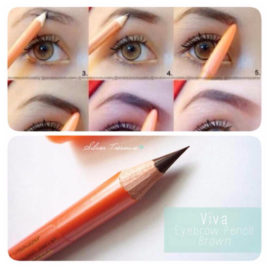 PENSIL ALIS DAVIS PIGMENTED PILIH WARNA BLACK BROWN