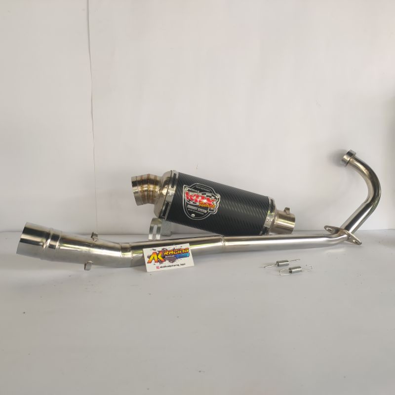 Knalpot Racing WRX OVAL CARBON Satria Fu, MX, MX king, MX new, Satria Fi injeksi, Satria F