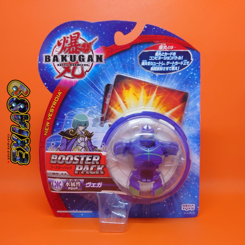 Bakugan Battle Brawlers New Vestroia Booster Pack BO-11 Vega Aqua Segatoys