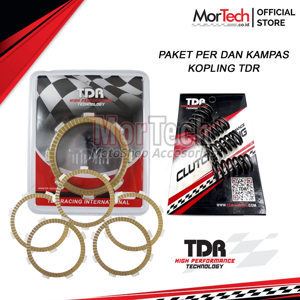TDR Paket Per Kopling dan Plat Kampas Kopling / Kain Klos CLutch Spring Jupiter Z 110 Burhan Vega R 