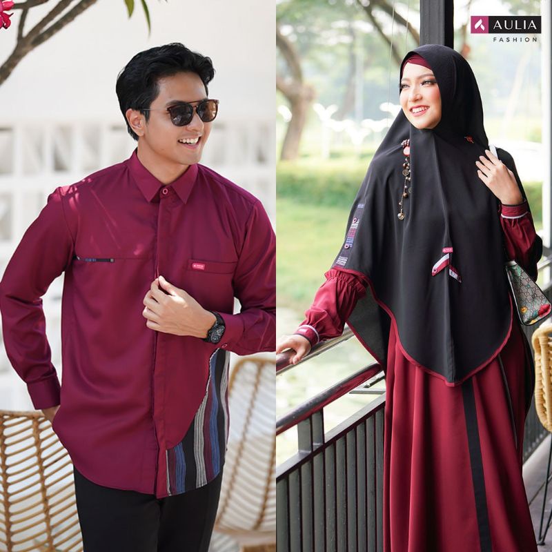 COUPLE GAMIS ANYELIR DAN KOKO DZIKRI BY AULIA FASHION TERBARU