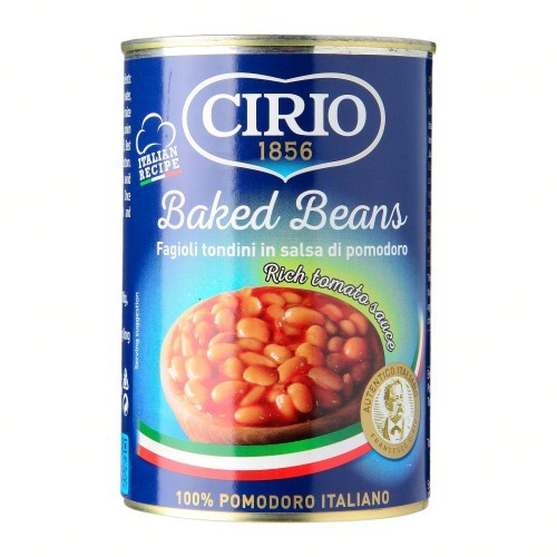 

CIRIO baked beans 420gr kacang panggang saus tomat mirip ayam brand